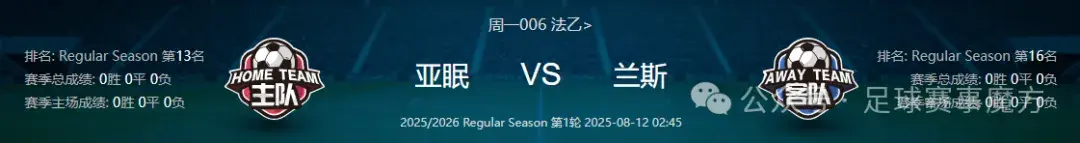亚眠主场遭遇惨败，战绩不容乐观的简单介绍